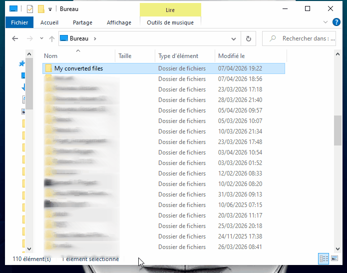 Tuto: Conversion